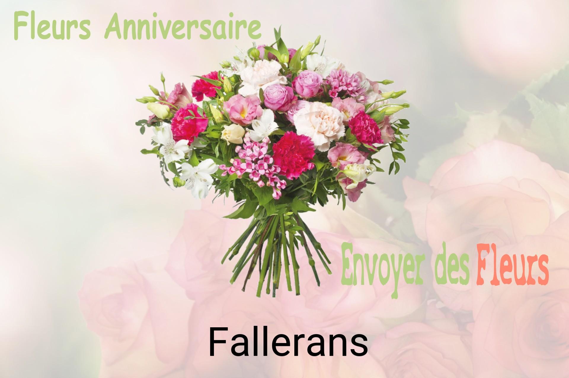 Bouquet de fleurs d’anniversaire livré à Fallerans